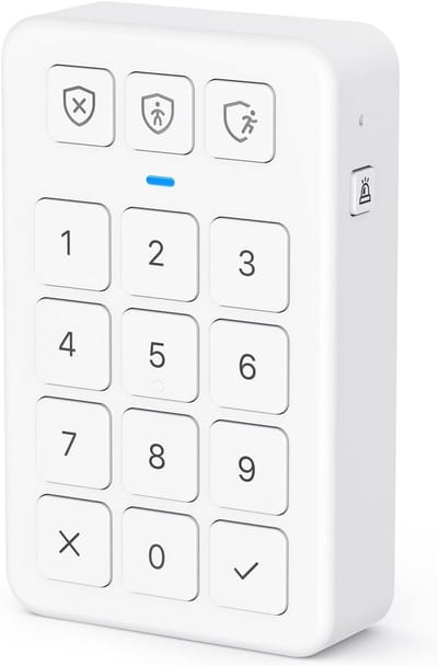 Slim Draadloos Alarmsysteem Toetsenbord met Noodknop