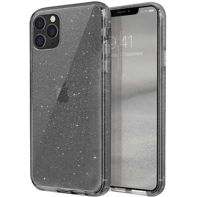 UNIQ LifePro Tinsel Serie - Hoesje voor iPhone 11 Pro Max - Zwart - Elegant Design - Bescherming