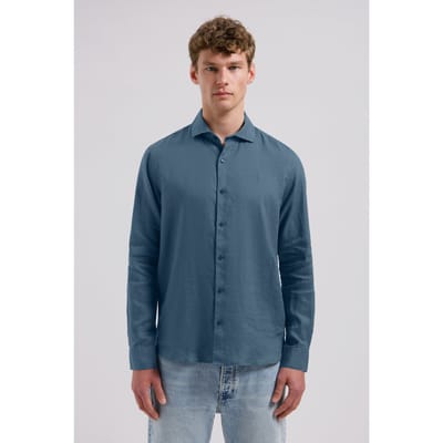 Dstrezzed Jag Shirt Blue Fusion Maat: L | Casual Overhemden Outlet | Heren | Blauw