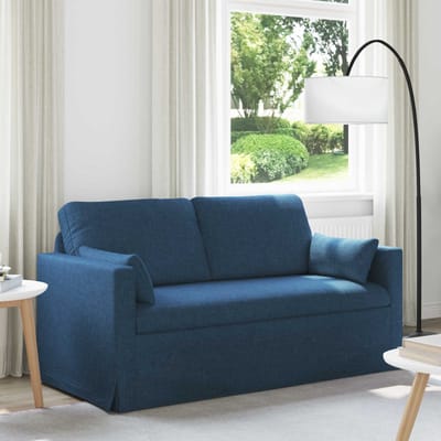 vidaXL - Bank - Blauw - 158 - x - 78 - x - 80 - cm - Stof