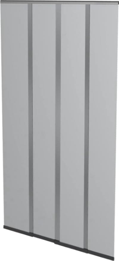 QPFO® Vliegengordijn 100x220 cm - Insectenwerend Lamellengordijn - Op Maat Te Knippen - Met Klittenband Bevestiging en Verzwaringslijsten