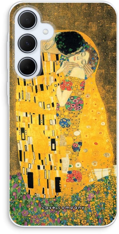 Case Company® - Hoesje geschikt voor Samsung Galaxy A35 hoesje - Der Kuss - Soft Cover Telefoonhoesje - Bescherming aan alle Kanten en Schermrand