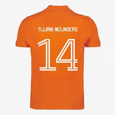 Oranje WK-EK Polo Shirt – Tijjani Weijnders XS