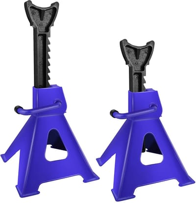Heavy Duty Asstandaard - 2x3 Ton - Stalen Verstelbare Jack Holding Stands - Auto Hefgereedschap - Noodgeval - 29-43cm
