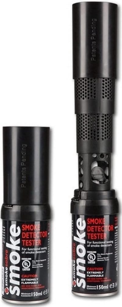 SmokeSabre Rookmelder testgas - Rookdetector tester voor plafondhoogte - Handheld - 150 ml
