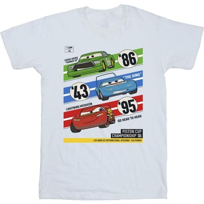 Li-cense Disney heren cars piston cup kampioenen t-shirt