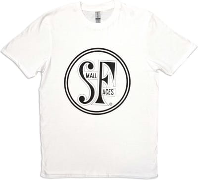 Small Faces - Logo Heren T-shirt - S - Wit