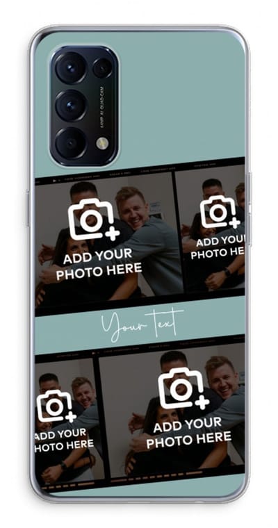 Gepersonaliseerd - Case Company® - Hoesje geschikt voor Oppo Find X3 Lite hoesje - Filmrol N°2 - Soft Cover Telefoonhoesje - Bescherming aan alle Kanten en Schermrand