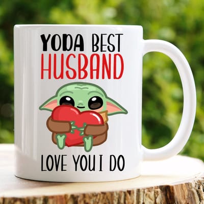 Yoda Best Husband mok - Valentijn cadeautje voor hem - Valentijn cadeautje voor haar - Valentijnsdag - Verjaardag cadeau - Cadeau voor man - Cadeau voor vrouw - Grappige cadeaus - Mokken - Theeglazen - - Vaderdag cadeautje - Moederdag cadeautje