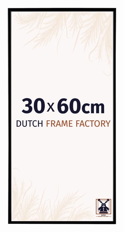 Fotolijst 30x60 cm - Kunststof - Zwart Mat - Easy