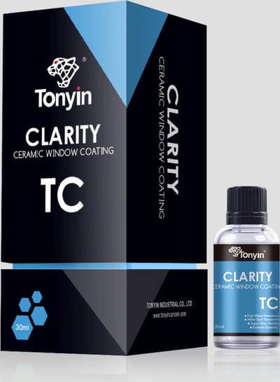 TONYIN | Ceramic window coating | Clarity | 30ml | Nano coating | Helder zicht | Voorkomt beslagen auto ramen | Waterafstotend | TC