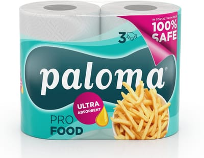 Paloma Pro Food Keukenrol 3-Laags 2x100 Vel