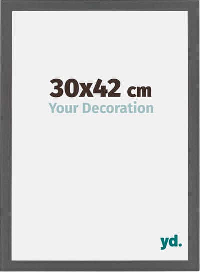 Your Decoration - Fotolijst 30x42 cm - MDF - Antraciet - Mura