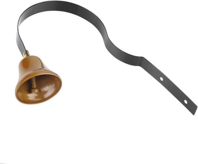 Antieke Muurbevestigde Metalen Deurbel voor Honden Training en Thuisdecoratie - Ideaal voor Huisdieren en Decoratieve Accenten