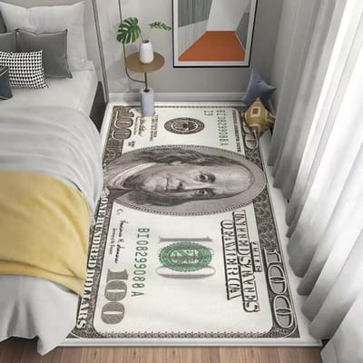 American Floor Mat Slaapkamer Bed Deken Huishouden Eenvoudige Erker Mat Woonkamer Mode Merk Verdikt Kristal Fluweel Tapijt 40 * 120cm [crystal velvet] gray