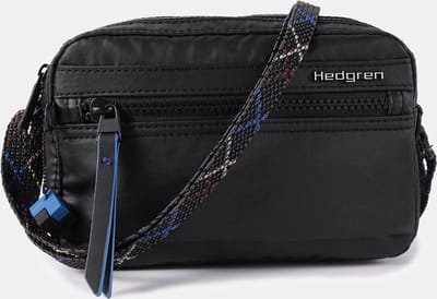 Hedgren Schoudertas Maia Small Crossover RFID Creased Black Zwart