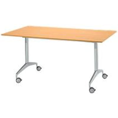 Vergadertafel, 1600 x 800 mm, inklapbaar, beuken