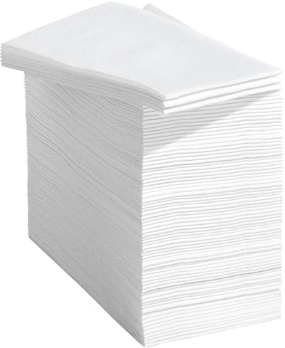 Dailygoods- Gastendoeken Wegwerp - Zachte/Absorberende Papieren Handdoeken - 1/6 Vouwontwerp - 23 x 38 cm - Hygiënisch Alternatief - Voor Keuken/Badkamer