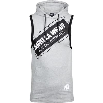 Gorilla Wear Loretto Hooded Tank Top - Grijs Gemeleerd - S