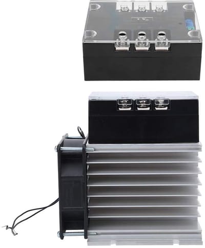 Motor Soft Start Module - Motor Starter Board - Motor Beschermen - Verstelbare Starttijd - 1-20 KW - Zwart