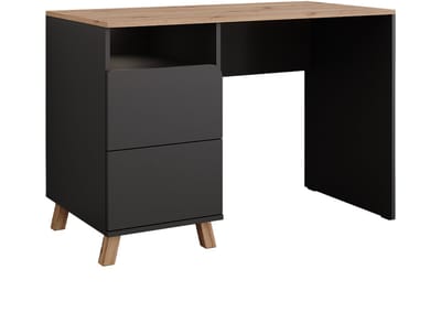 Vicco Karen Toilettafel – 110 cm met laden Antraciet/Artisan