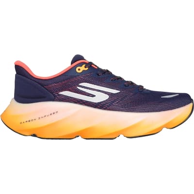 Skechers SKX AERO BURST Heren Sportschoenen - Donkerblauw / Oranje