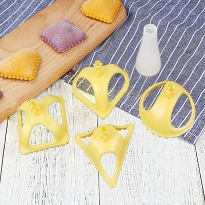 Moules à boulettes en plastique, outil de presse à boulettes, outil de cuisine, cuisson pâtisserie, moule à boulettes, 4 pièces/ensemble 4Pcs/Set white