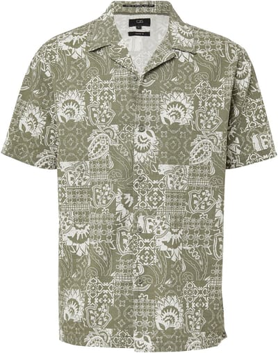 Katoenen casual T-shirt met print QS
