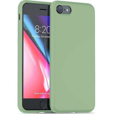 ShieldCase siliconen Hoesje geschikt voor Apple iPhone SE 2022 hoesje - optimale bescherming - perfecte pasvorm - TPU Materiaal - lichtgroen