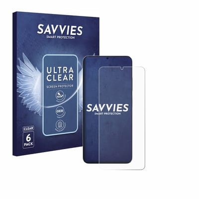 Savvies - Screenprotector voor Blackview Oscal Tiger 10 - Folie Beschermfolie transparant 6 Stuks