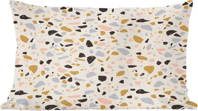 Sierkussens - Kussentjes Woonkamer - 60x40 cm - Terrazzo - Patroon - Neutraal - Zacht - Multi
