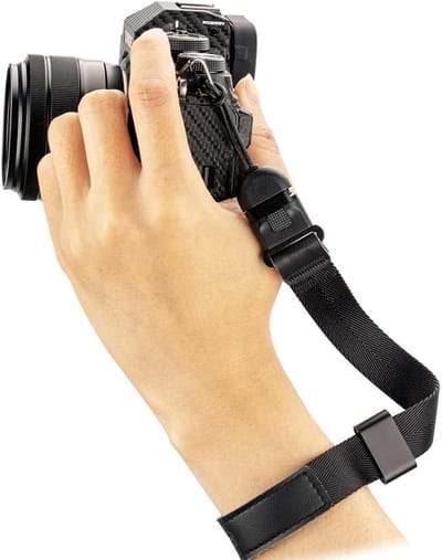 Verstelbare camera hand- en polsband met snelle ontgrendelingsgesp voor DSLR en SLR camera's zoals Canon, Nikon, Sony en Fujifilm