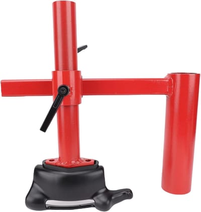 Bandenwisselaar Set - Eendenkop Adapter - Onderhoud Auto - Versterkt Staal - 16-21 Inch - Zilver