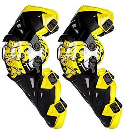 Kniebeschermers voor Moto Cross en Enduro - Verstelbare Bescherming voor Veiligheid en Comfort