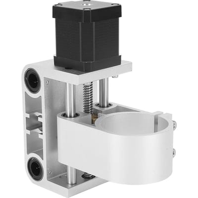 Support Moteur de Broche Axe Z Alliage d'Aluminium 300-500W Porte-Moteur de Broche 52mm Course pour Machine Routeur 3018 MAXIMUM