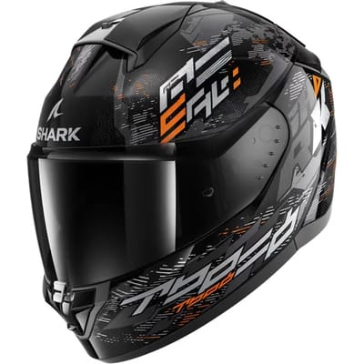 Shark Ridill 2 Molokai Zwart Oranje Integraalhelm - Maat M - Helm
