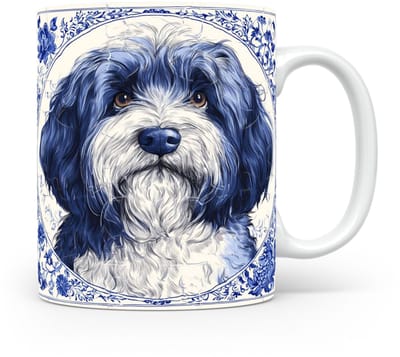 Mok Havanese Beker voor koffie of tas voor thee, cadeau voor dierenliefhebbers, moeder, vader, collega, vriend, vriendin, kantoor, opa, oma, hond, kerst, sinterklaas, verjaardag