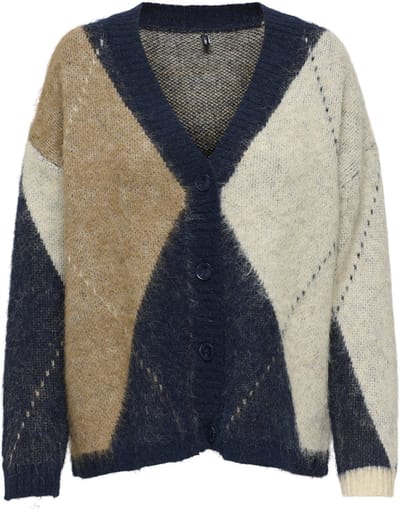 ONLY - ONLNOEME JQ LS LIFE CARDI V-NECK KNT - Meisjes - Cardigans