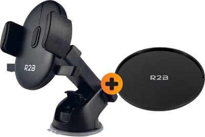 R2B Telefoonhouders Auto Zuignap + Dashboardpad - Raam/Dashboard - Mobiel Houder Auto - Gsm Houder Auto - Autohouder - Telefoonhouder Auto - Telefoon Houder - Auto Telefoonhouder - Phone Holder Car