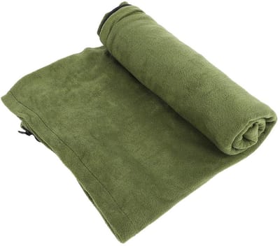 Dailygoods- Slaapzak Draagbaar - Outdoor Slaapzak - Polar Fleece - Lichtgewicht - Antipilling - Machinewasbaar - Trekkoord Uitsparing - Campingslaapzak