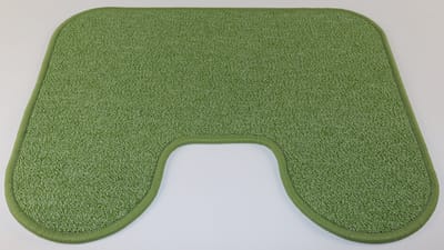 Set - PRIMA - Lieve - WC mat - 45x60cm - en - Badmat - 50x70cm - munt groen