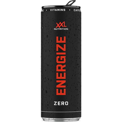 XXL Nutrition Energize Energy Drink Black - Zero 6 Pack - 330ml