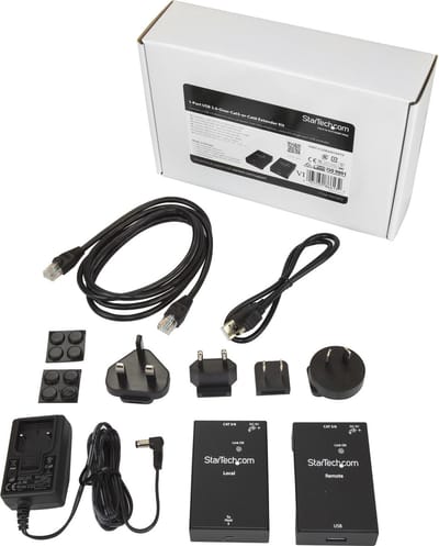 StarTech.com USB2001EXTV 1 Port USB over Cat5 / Cat6 Ethernet Extender - USB extender