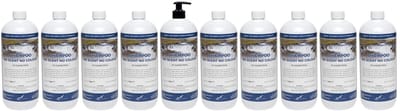 Shampoo No Scent No Colour - 1 liter - 10 Stuks - met pomp - Voordeelverpakking - Haarverzorging