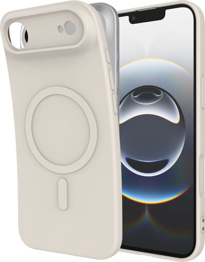 Cazy hoesje geschikt voor iPhone Air Hoesje geschikt voor MagSafe - Color Backcover - Ivory