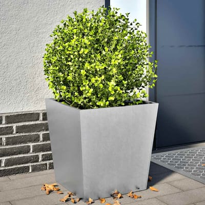 vidaXL - Plantenbakken - 2 - st - 50x50x50 - cm - gegalvaniseerd - staal