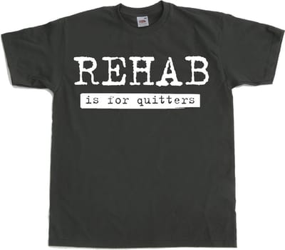 Hybris Rehab Is For Quitters Dark-Grey