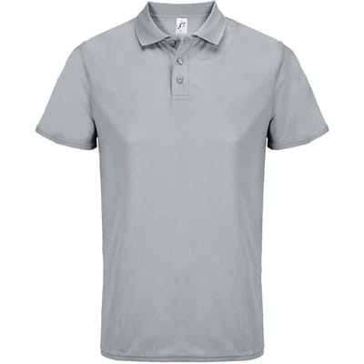 SOLS Unisex Volwassen Pitcher Gerecycled Polyester Polo Shirt (Puur Grijs)