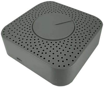 Luchtkwaliteitsmonitor - Air Housekeeper Detector - Gezonde Lucht Bewaken - 5-in-1 Meting - 100x100x35 mm - Wit
