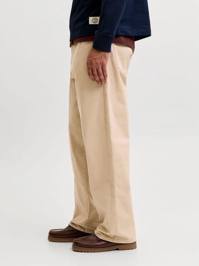 JACK & JONES Alex Original baggy fit - heren 5-pocket broek - beige (fields of rye)